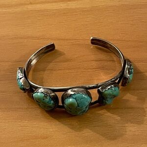 Turquoise Sterling Silver Cuff Bracelet